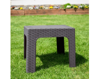 Záhradný stohovateľný stolík Zama - sivá
