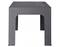 Záhradný stohovateľný stolík Zama - sivá