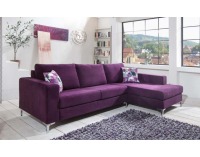 Rohová sedačka Zircon - 2 REC poseidon 112 mor-purple