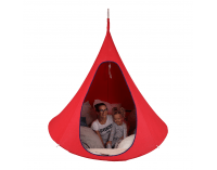 Závesné hojdacie kreslo Klorin - červená