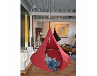 Závesné hojdacie kreslo Klorin New Big Size 180x180 cm - červená