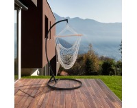 Závesné hojdacie kreslo Lanta - biela