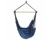 Závesné hojdacie kreslo Nikolo New 100x130 cm - modrá