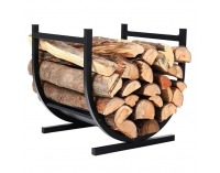 Kôš na drevo Zenra - čierna