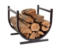 Kôš na drevo Zenra - čierna