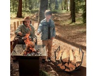 Kôš na drevo Zenra - čierna