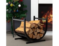 Kôš na drevo Zenra - čierna