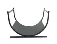 Kôš na drevo Zenra - čierna