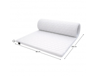 Penový matrac (topper) Zeny 5 cm 180x200 cm - biela