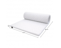 Penový matrac (topper) Zeny 5 cm 90x200 cm - biela