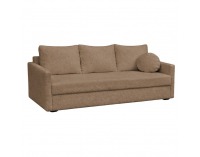 Rozkladacia pohovka s úložným priestorom Zerus - hnedá