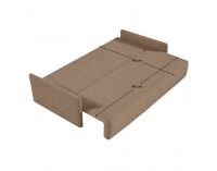 Rozkladacia pohovka s úložným priestorom Zerus - hnedá