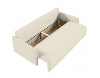 Rozkladacia pohovka s úložným priestorom Zerus - smotanová