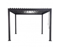 Hliníková bioklimatická pergola Zia 300x300 cm - antracit