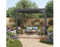 Hliníková bioklimatická pergola Zia 300x300 cm - antracit