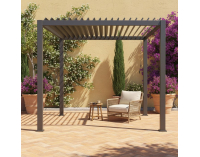 Hliníková bioklimatická pergola Zia 300x300 cm - antracit