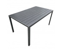 Záhradný stôl Zinan - čierna