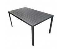 Záhradný stôl Zinan - čierna