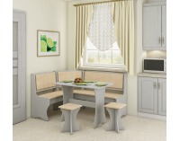 Jedálenský stôl ZKU-03 - craft biely