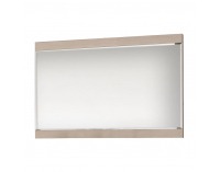 Zrkadlo na stenu Crema - dub sonoma / biela