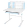 Rastúci písací stolík Adan - modrá / biela