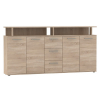 Štvordverová komoda so zásuvkami Albi - dub sonoma Štvordverová komoda so zásuvkami Albi - dub sonoma