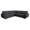 Rohová sedačka s rozkladom a úložným priestorom Amila Roh P - tmavosivá