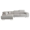 Rohová sedačka s rozkladom a úložným priestorom Anton Roh L - svetlosivá Rohová sedačka s rozkladom a úložným priestorom Anton Roh L - svetlosivá