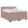 Boxspringová manželská pocketová posteľ April 180x200 cm - ružová Boxspringová manželská pocketová posteľ April 180x200 cm - ružová