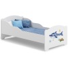 Detská posteľ s matracom Avila 80x160 cm - biela / kombinácia farieb