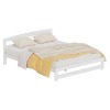 Drevená posteľ s roštom Azra 160x200 cm - biela