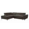 Rohová sedačka s rozkladom a úložným priestorom Bara Roh L - hnedá