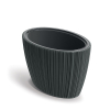 Plastový kvetináč DBOE600419U 59,5 cm - tmavosivá