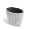 Plastový kvetináč DBOE600S449 59,5 cm - biela