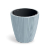 Plastový kvetináč DBOR240443U 23,9 cm - svetlosivá Plastový kvetináč DBOR240443U 23,9 cm - svetlosivá