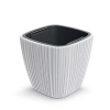Plastový kvetináč DBOS400S449 39 cm - biela