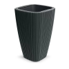 Plastový kvetináč DHOS400419U 39 cm - tmavosivá