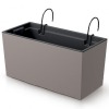 Plastový balkónový kvetináč DUC400W 39,5 cm - mocca