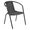 Stohovateľná stolička Freny - čierna