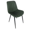 Jedálenská stolička Hazal - zelená / čierna