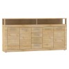 Štvordverová komoda so zásuvkami Lunysa 2 New - dub artisan