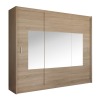 Šatníková skriňa s posuvnými dverami Madryt 250 - dub sonoma Šatníková skriňa s posuvnými dverami Madryt 250 - dub sonoma