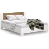 Manželská posteľ s roštom Mateo LB-160 160x200 cm - sosna Andersen / dub april