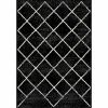 Koberec Mates Typ 1 67x120 cm - čierna / vzor