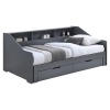 Rozkladacia posteľ s úložným priestorom Moneta - sivá Rozkladacia posteľ s úložným priestorom Moneta - sivá