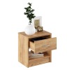 Nočný stolík Nea 2 New - dub craft zlatý