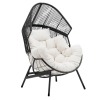 Záhradné kreslo Neo - čierna / biela Záhradné kreslo Neo - čierna / biela