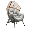 Záhradné kreslo Neo - hnedá / sivá Záhradné kreslo Neo - hnedá / sivá