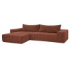 Rohová sedačka s rozkladom Prema Roh Uni L/P - hnedá 