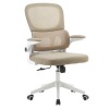 Kancelárske kreslo Rakin - béžová / biela Kancelárske kreslo Rakin - béžová / biela